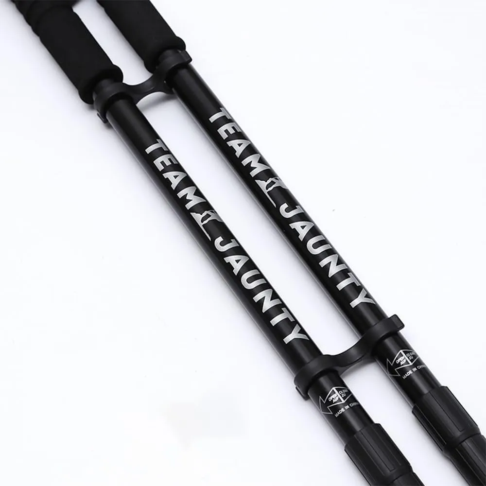 1 Pair Walking Trekking Poles with Antishock System,Ultralight Aluminium Extra Strong Prevent Pole Slippage with Anti-Shock System,Telescopic, Ultralight for Hiking, Mountaining, Walking