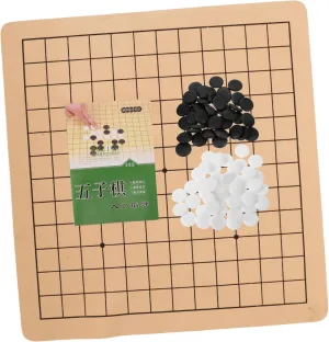 1 Set Educational Go Chess for Portable Game with Premium Craftsmanship for Beginners Family Fun Present for Board Game Enthusiasts
