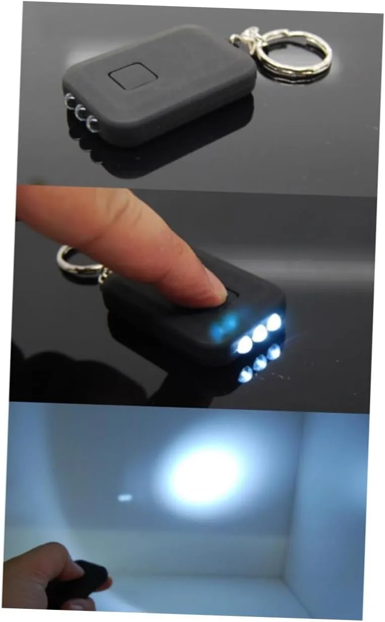 10 pcs Portable Unique Camping Power Hiking Chain Fishing Outdoor Emergency Men Powered LED Lights Mini