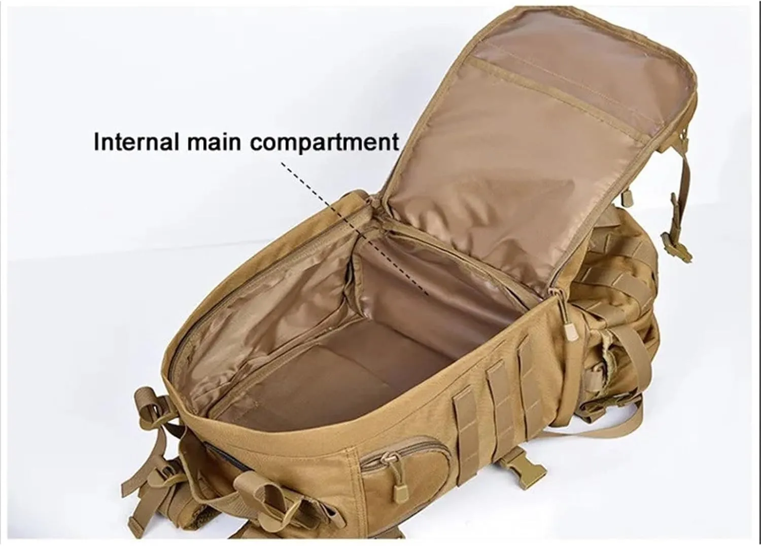 1000D Nylon Tactical Backpack Outdoor Rucksacks Tactical Sports Camping Hiking Trekking Hunting Bag Backpack With Frame(Green)