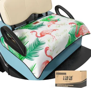10L0L Universal Golf Cart Seat Cover Blanket Cushion Cover for EZGO TXT RXV/Club Car DS Precedent, Seat Towel for 2/4 Person Seats Suitable for All Weather