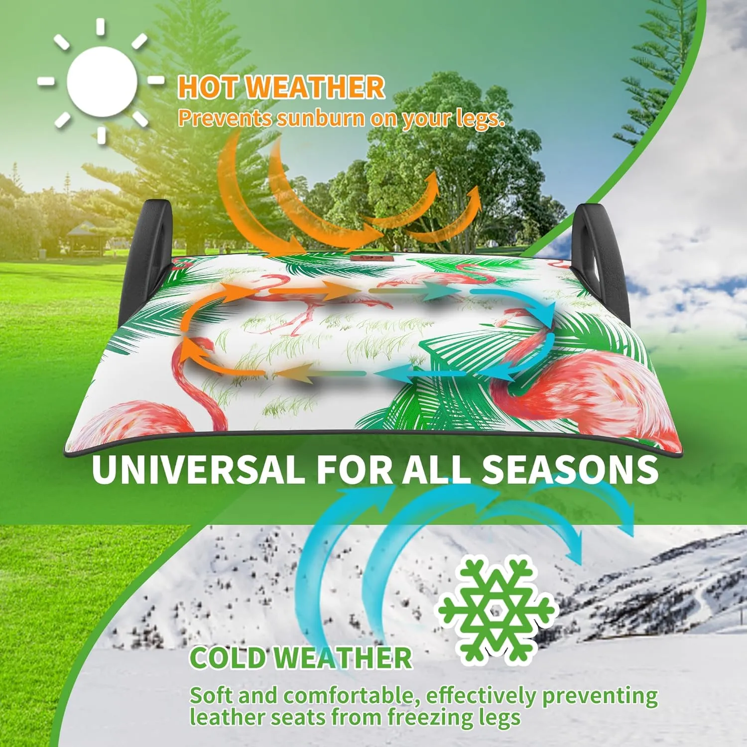 10L0L Universal Golf Cart Seat Cover Blanket Cushion Cover for EZGO TXT RXV/Club Car DS Precedent, Seat Towel for 2/4 Person Seats Suitable for All Weather