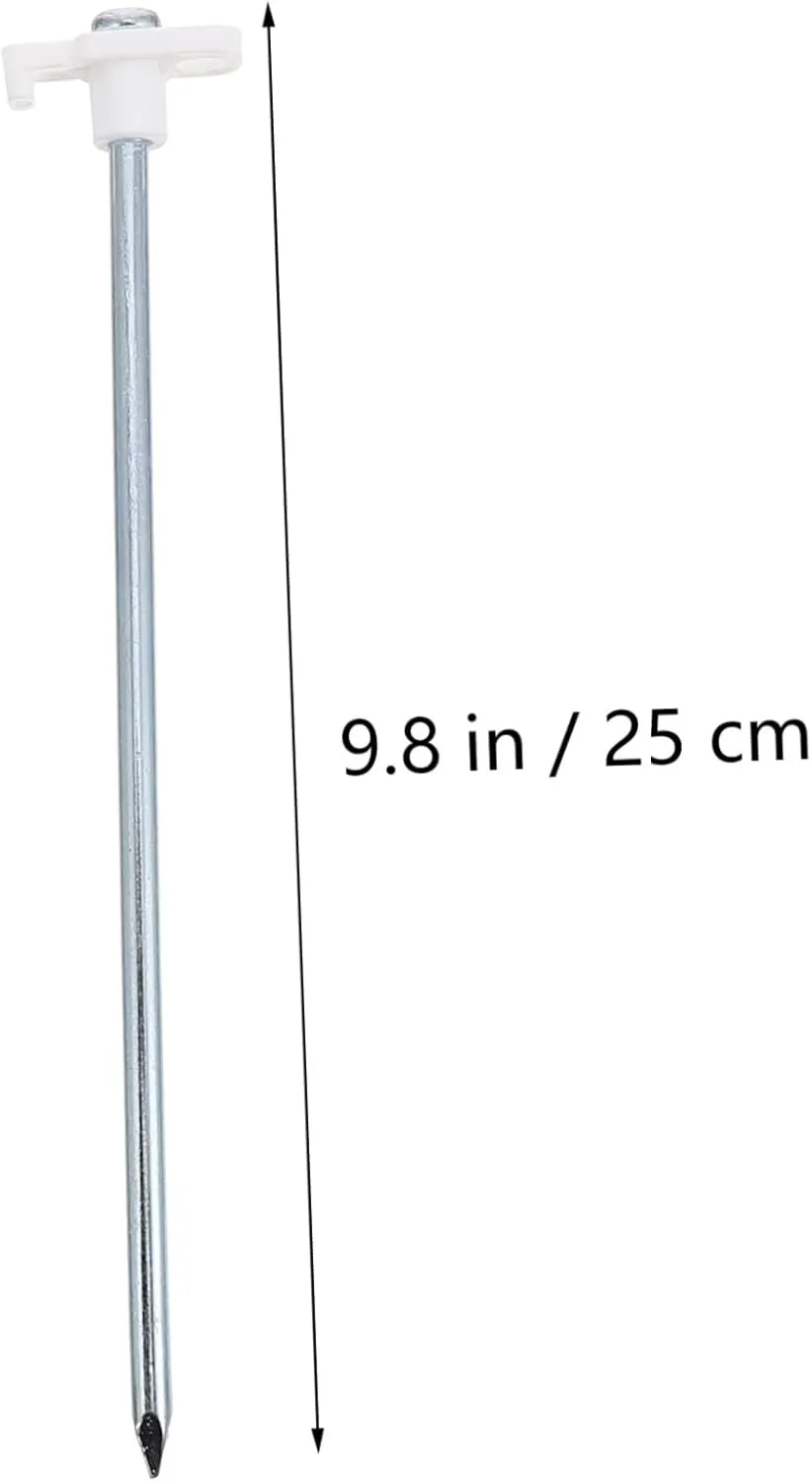 10pcs Outdoor Tent Pegs Lengthened Heavy Duty Stakes for Camping Easy Penetration Ground Nails Lightweight Portable for Wind and Quick Setup