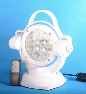 11 Inch 60w Led Search Light White W.Remote Control 360 Degrees Rotating Magnetic Base LighterLed Work Light Spot Led Driving Lights Fog Lights for Hunting Camping Boat Lighting