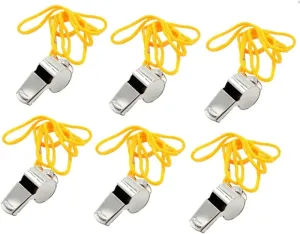 12Pcs Emergency Whistles Loud Survival Whistles for Outdoor Activities Camping Hiking and Training Portable and Durable with Keychain for Easy Carrying