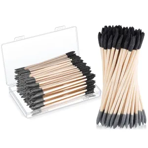 150 Pcs Sanding Sticks Double End Matchsticks Sanding Twigs Fine Detailing Polishing Sticks for Plastic Models Wood Hobby, 120/280 Grit, 5.4 x 0.3 Inch