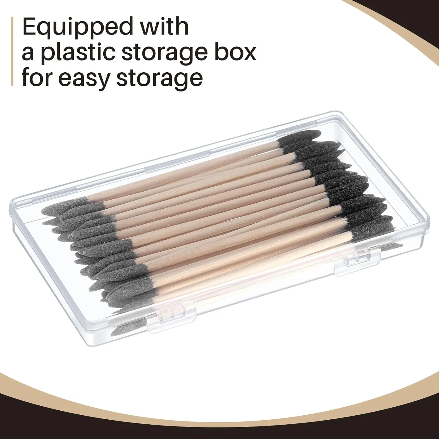 150 Pcs Sanding Sticks Double End Matchsticks Sanding Twigs Fine Detailing Polishing Sticks for Plastic Models Wood Hobby, 120/280 Grit, 5.4 x 0.3 Inch