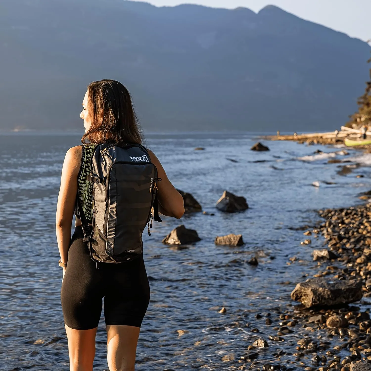 15L Biking Backpack for Men and Women - Large Capacity Hiking Backpack - Water Repellent Mountain bike Backpack - Lightweight and Waterproof Outdoor Backpack for Traveling and Camping