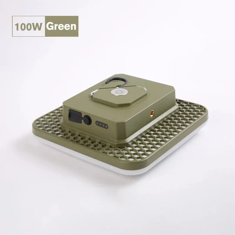 18,000mAh 100W LED Camping Lantern - Rechargeable Magnetic Torch & Tent Light for Emergencies & Work