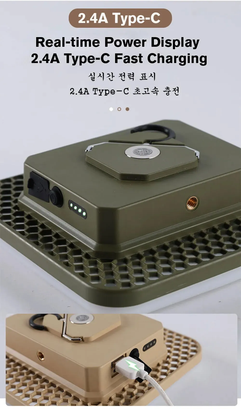 18,000mAh 100W LED Camping Lantern - Rechargeable Magnetic Torch & Tent Light for Emergencies & Work