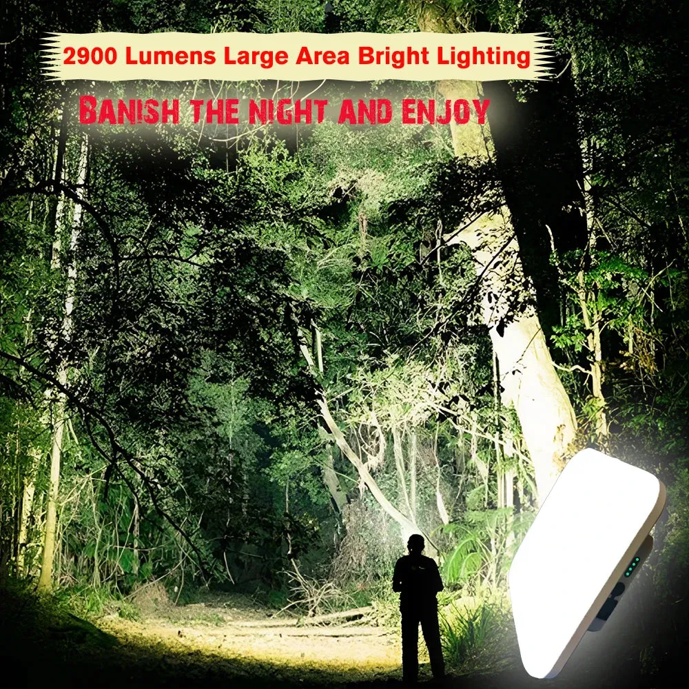 18,000mAh 100W LED Camping Lantern - Rechargeable Magnetic Torch & Tent Light for Emergencies & Work