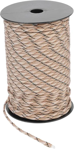 1roll Grade Emergency Safety Rope Versatile Climbing Camping Supplies Nine-core for Outdoor Rescue and Mountaineering Desert Camouflage