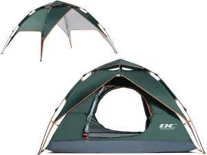 2-3 Person Pop Up Camping Tent, 3000Mm Waterproof, Instant Setup