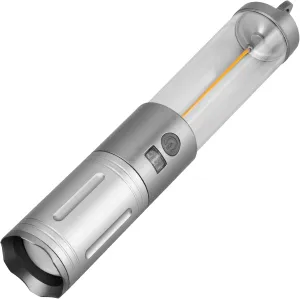2 in 1 Rechargeable Camping Lantern, Portable Tent Light with High Brightness Flashlight