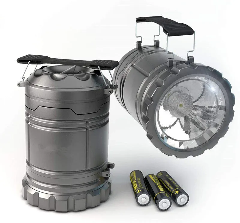 2 Pack LED Portable Lanterns with Magnetic Base, COB LED Camping Lantern Flashlights