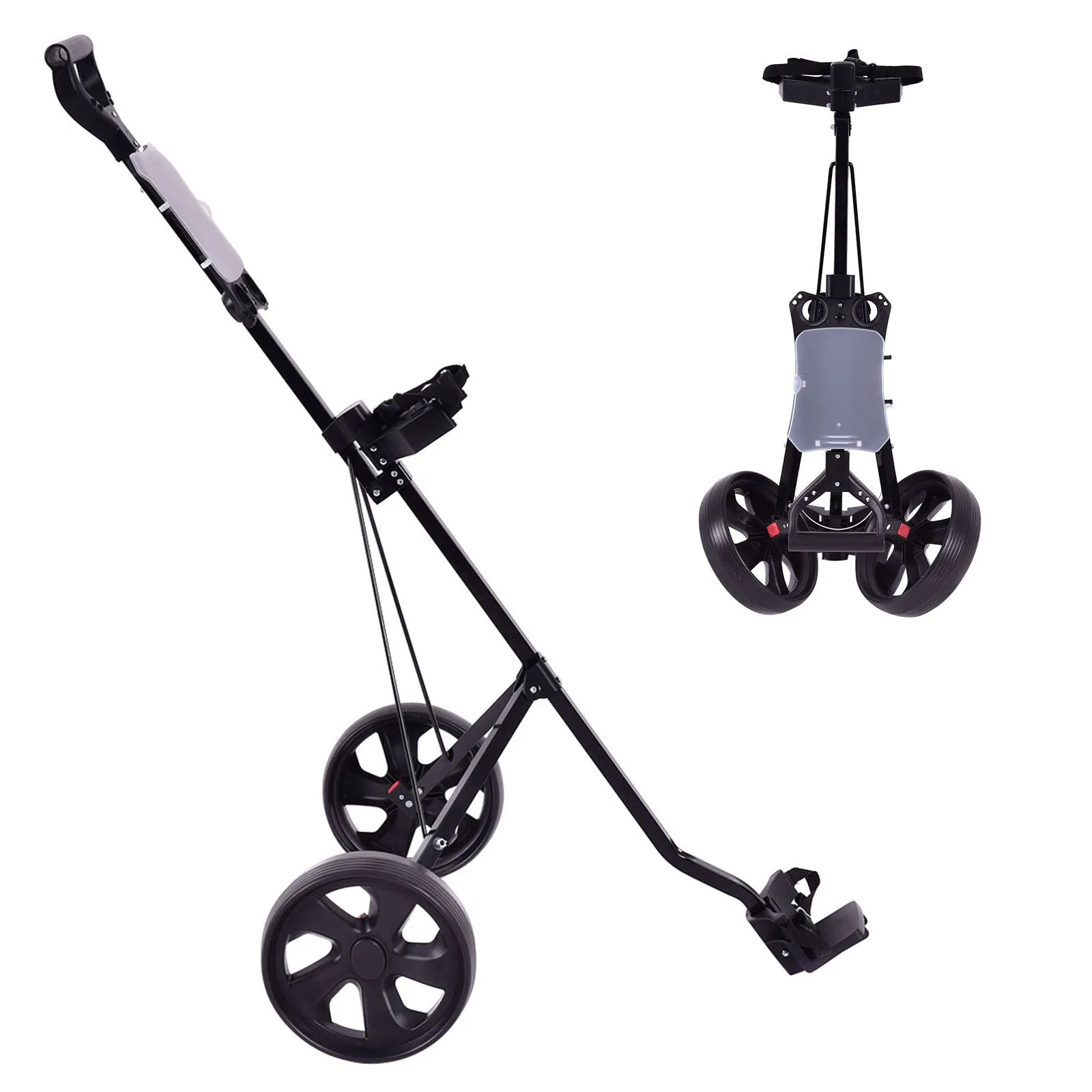 2 Wheels Foldable Golf Cart with Scoreboard