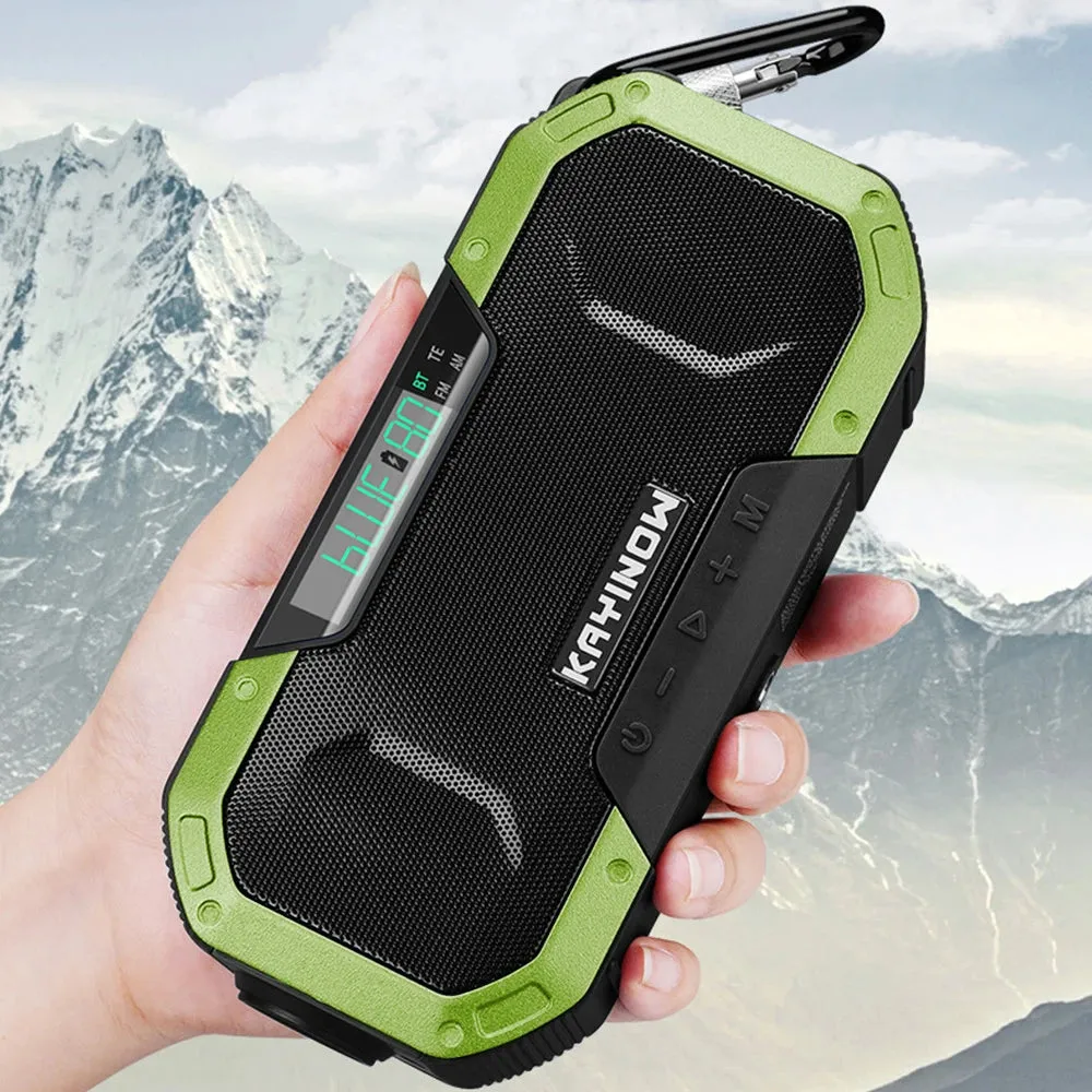 2023 KAYINOW Portable Emergency Solar Hand Crank Radio