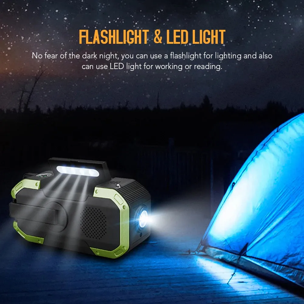 2023 KAYINOW Portable Emergency Solar Hand Crank Radio