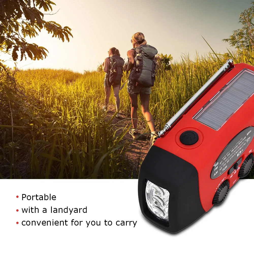 2023 KAYINOW Portable Emergency Solar Hand Crank Radio