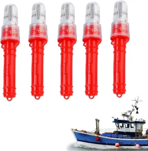 2025 Upgraded Electronic Boat Flare – Boat Flares Coast Guard Approved Marine | Waterproof Emergency Signals for Fishing Nets, Buoys & BoatsFlare Kit (5)