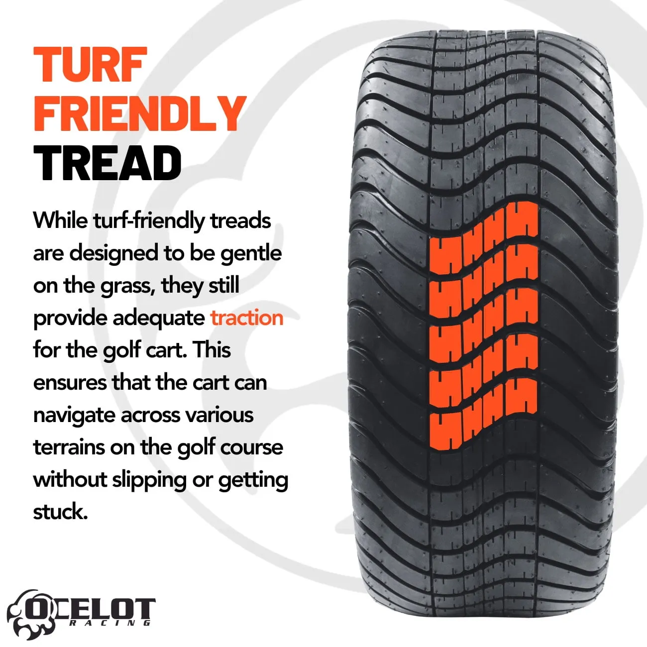 205/65-10 Ocelot P825 Golf Cart Tire