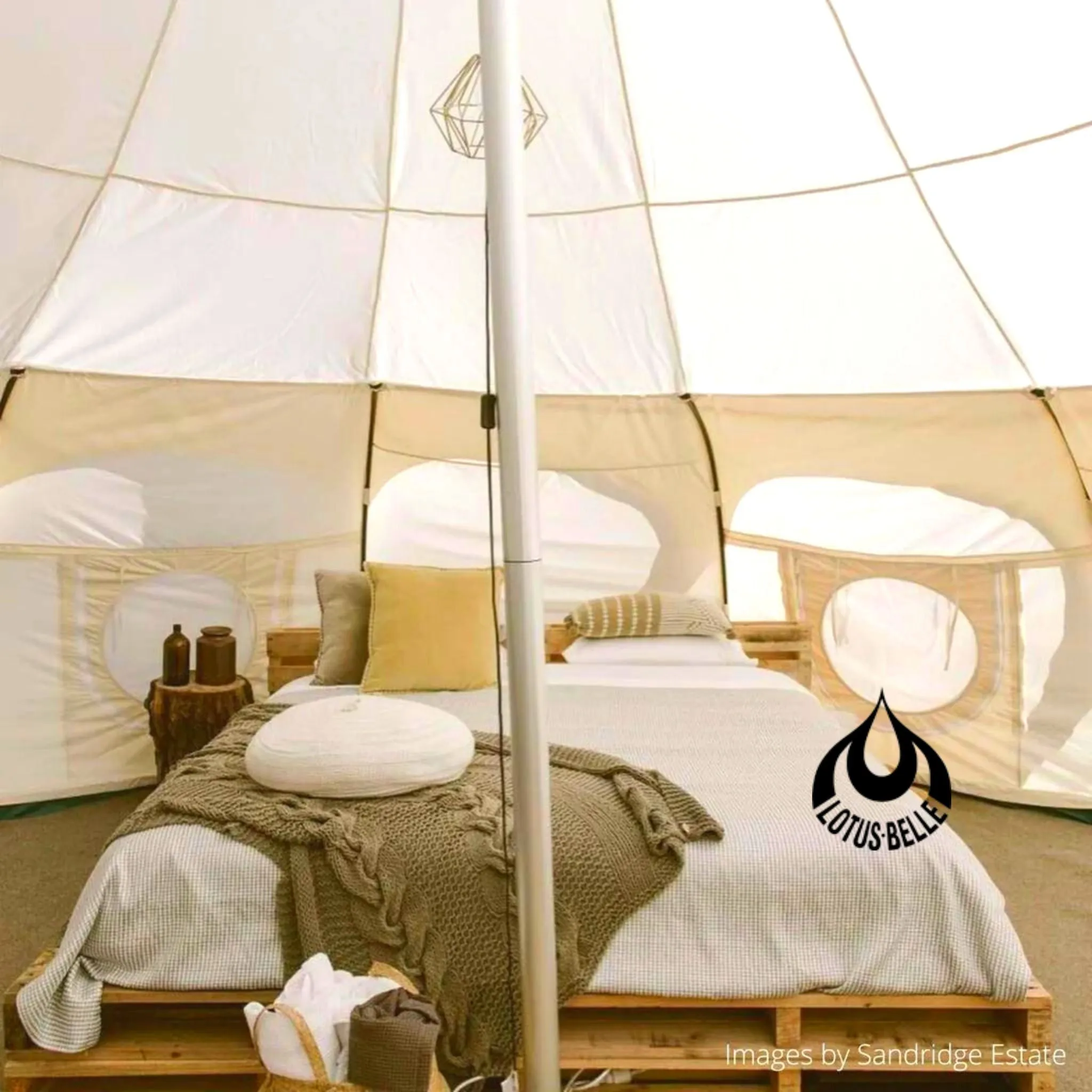 20ft Lotus Belle Hybrid Deluxe Tent
