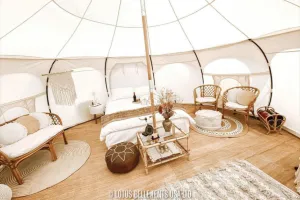 20ft Lotus Belle Hybrid Deluxe Tent