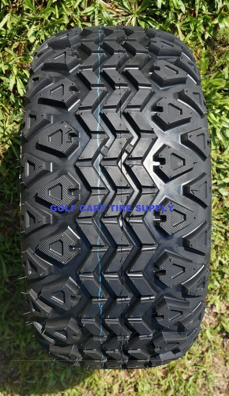 20X10-12" DOT All Terrain Golf Cart Tires - Set of 4 - NO LIFT REQUIRED (read description)