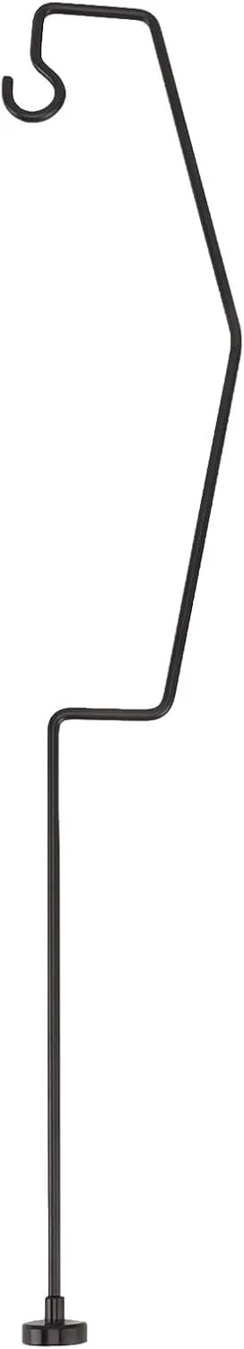 21.1in Retro Wrought Iron Camping Lantern Stand with Magnetic Base for Fishing Backpacking, Desktop Lantern Stand Pole for Outdoor Enthusiasts