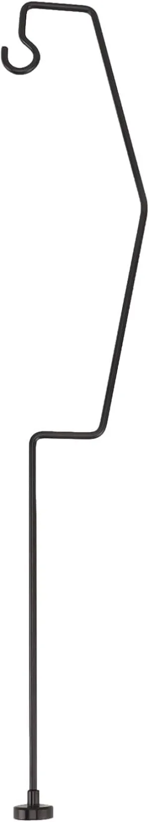 21.1in Retro Wrought Iron Camping Lantern Stand with Magnetic Base for Fishing Backpacking, Desktop Lantern Stand Pole for Outdoor Enthusiasts