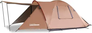2／3 Person Camping Tent Outdoor Waterproof Family Large Tents 2/3 People Easy Setup Tent with Porch Double Layer