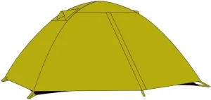 2/4 Person Double Layer Dome Camping Tent, Waterproof & Windproof, Easy Setup, Ideal for Family Camping, Hiking, and Backpacking