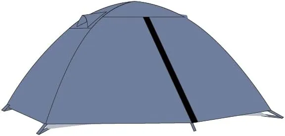 2/4 Person Double Layer Dome Camping Tent, Waterproof & Windproof, Easy Setup, Ideal for Family Camping, Hiking, and Backpacking