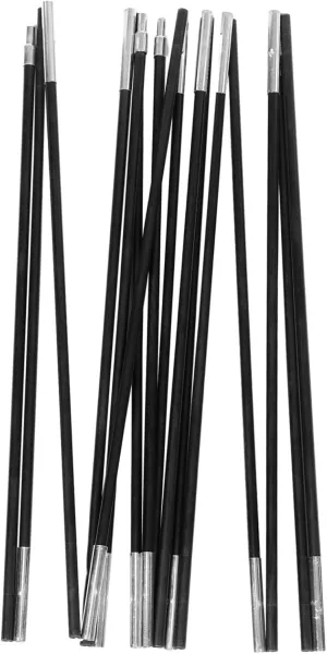 2pcs Camping Tent Poles Reinforced Awning Support Rods for Tarp Lightweight and Portable for Hiking Backpacking and Outdoor Adventures