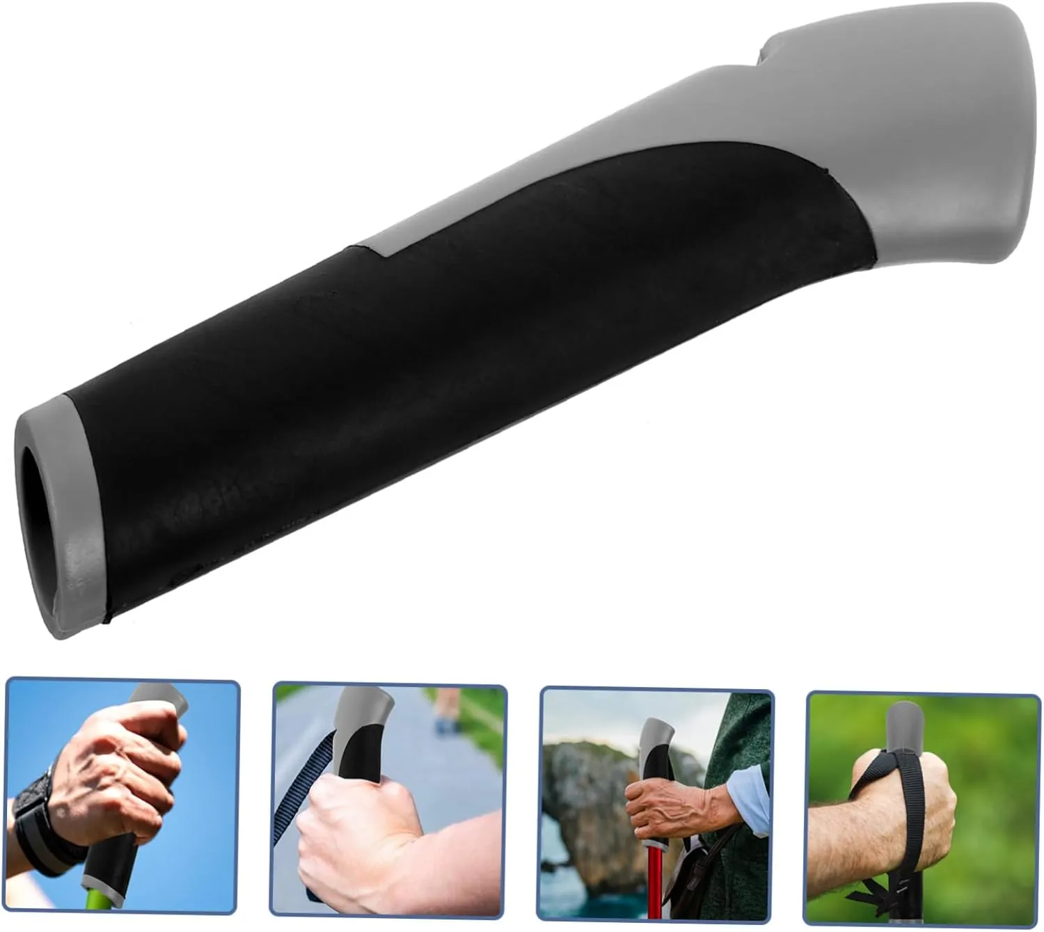 2pcs Trekking Pole Handle Skiing Supplies Trekking Stick Handle Trekking Pole Tool Handle for Ski