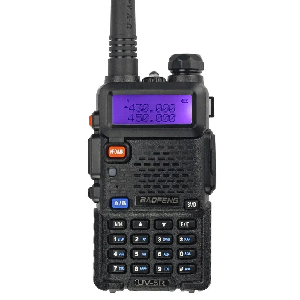 2pcs UV-5R Two Way Radio Handheld Ham Radio Dual Band Walkie Talkie