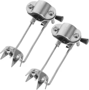 2Pcs Winter Hiking Crutch Accessories Ice and Snow Cane Tip for Climbing Poles Durable Crampons for Mountaineering Hiking and Outdoor Sports