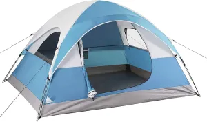 3 Person Backpacking Tent,Portable Lightweight Waterproof Windproof Easy Setup Backpacking Tent,Great for Camping Hiking Mountaineering