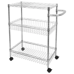 3-Tier Rolling Utility Cart