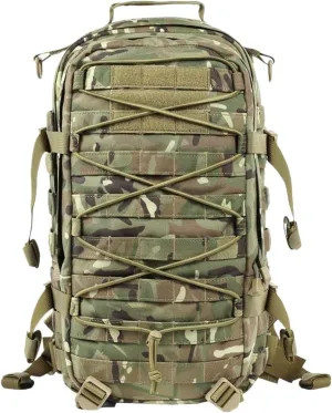 30L 1000D Nylon Waterproof Trekking Fishing Climbing Backpack Outdoor Rucksacks Tactical Sports Camping Hiking Bag(CAMO)