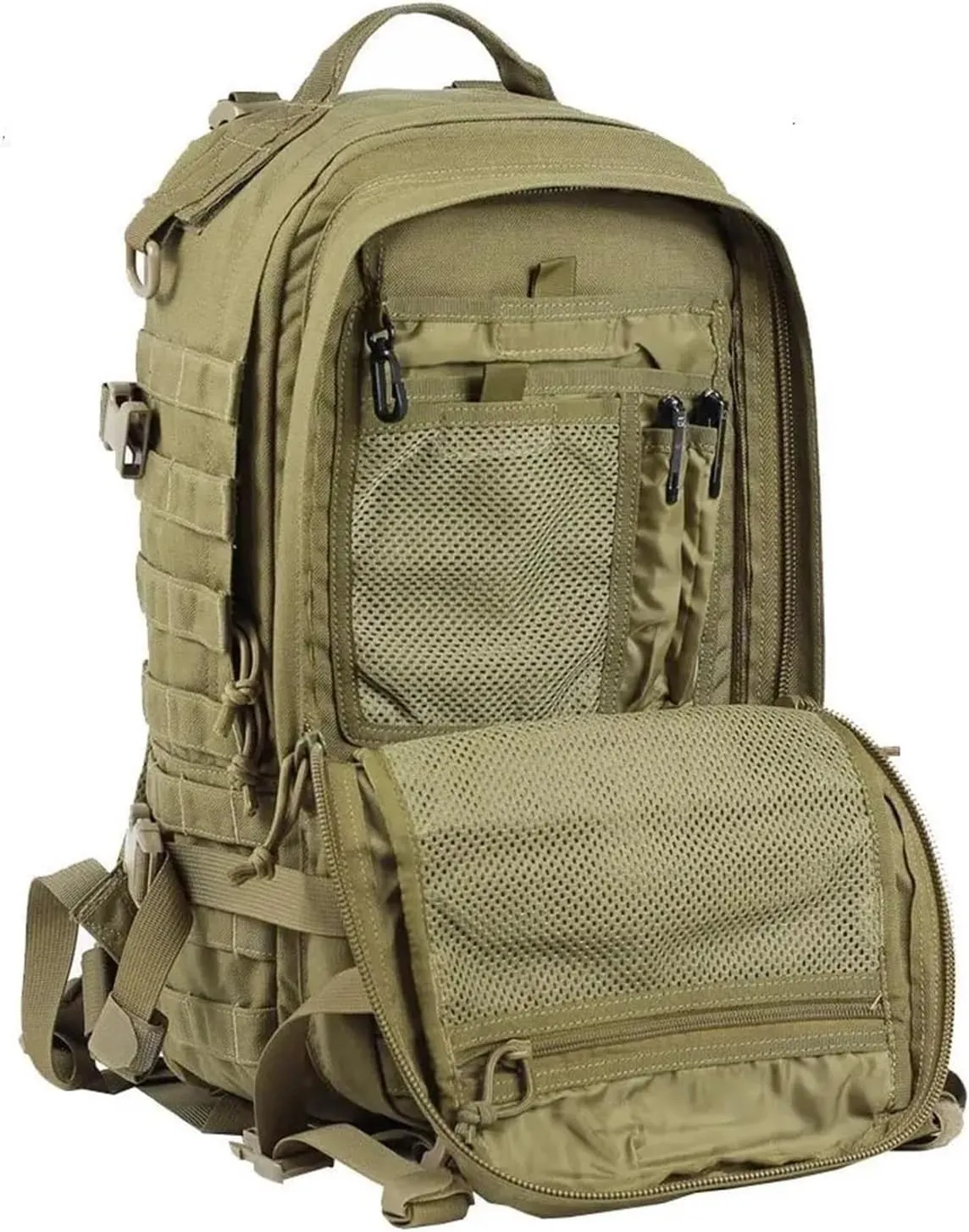 30L 1000D Nylon Waterproof Trekking Fishing Climbing Backpack Outdoor Rucksacks Tactical Sports Camping Hiking Bag(CAMO)