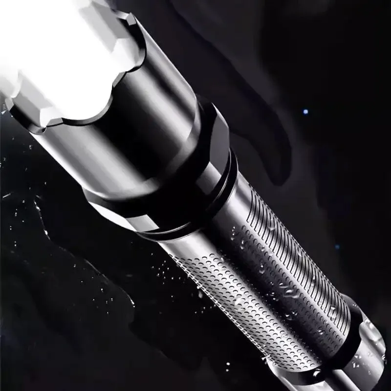 30W Portable Waterproof Telescopic Zoom Tactical Torch USB Charging Lantern Outdoor Flashlights
