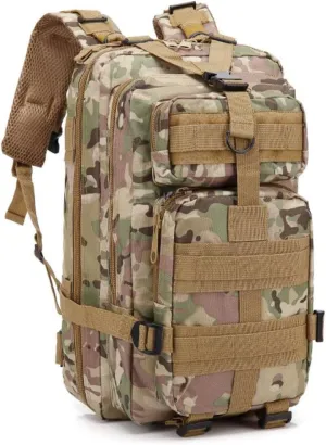 35L Waterproof Hiking Tactical Backpack Lightweight & Ergonomic Design for Camping, Trekking, Outdoor Adventures (CP)