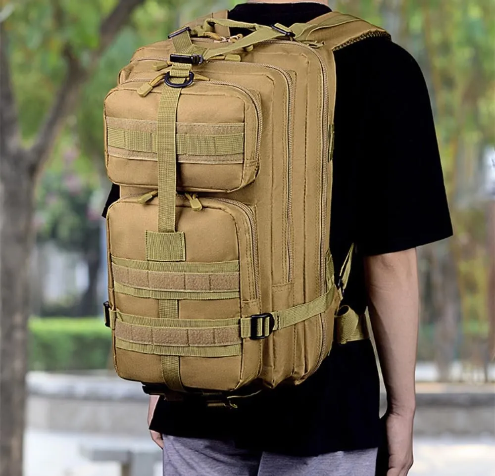 35L Waterproof Hiking Tactical Backpack Lightweight & Ergonomic Design for Camping, Trekking, Outdoor Adventures (CP)