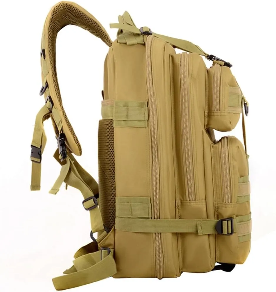 35L Waterproof Hiking Tactical Backpack Lightweight & Ergonomic Design for Camping, Trekking, Outdoor Adventures (CP)