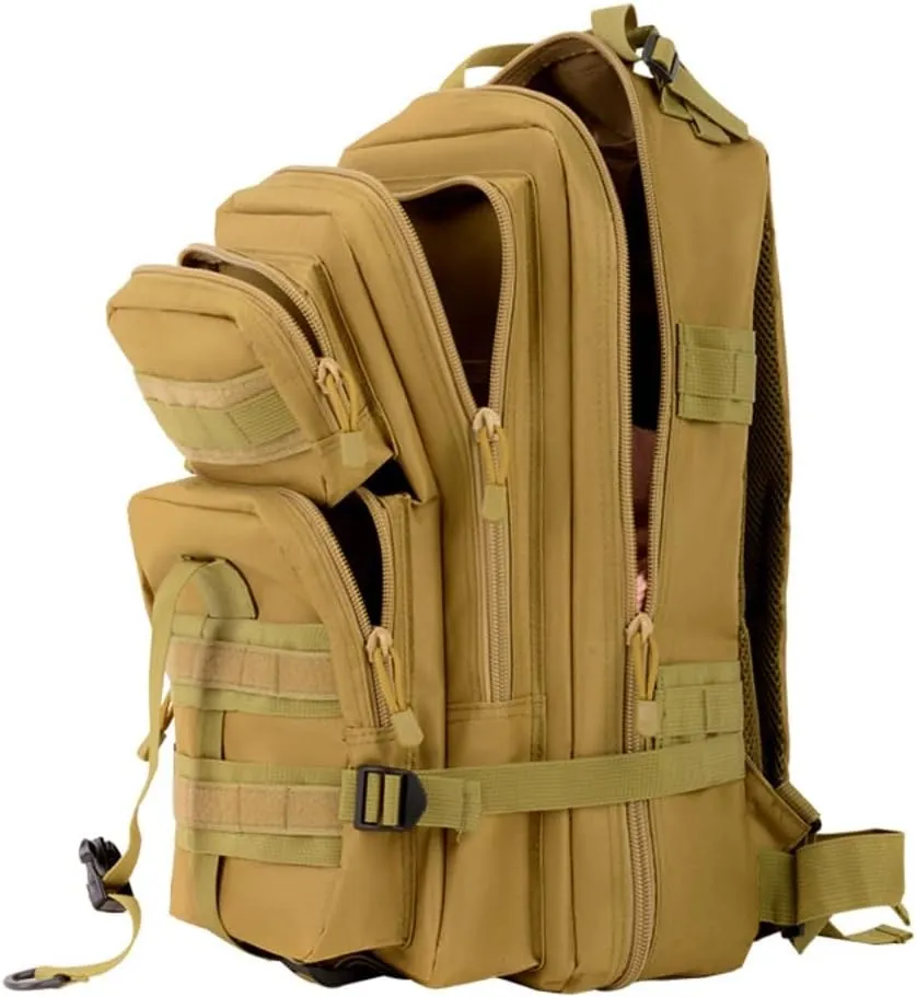 35L Waterproof Hiking Tactical Backpack Lightweight & Ergonomic Design for Camping, Trekking, Outdoor Adventures (CP)