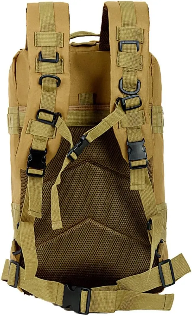 35L Waterproof Hiking Tactical Backpack Lightweight & Ergonomic Design for Camping, Trekking, Outdoor Adventures (CP)