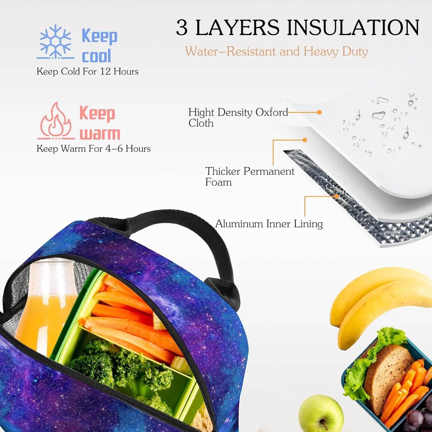 3pcs Backpack for Boys Girls, Backpack Set with Lunch Box Pencil Case for Kids Teen Elementary Middle High School