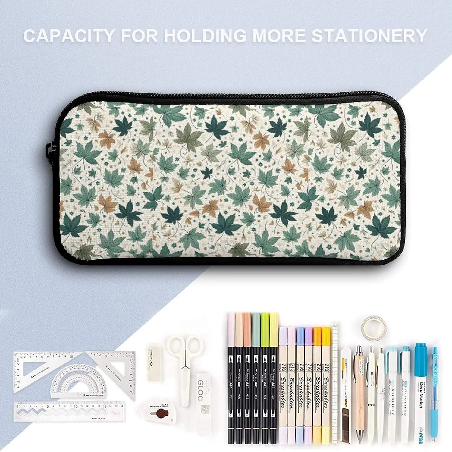 3PCS Backpack with Lunch Box & Pen Case, 16.2 Inch Ergonomic Straps Backpack, Cute College Backpack for Traveling Daypack