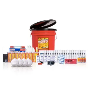 4 Person Home Survival Kit - Standard with Seat